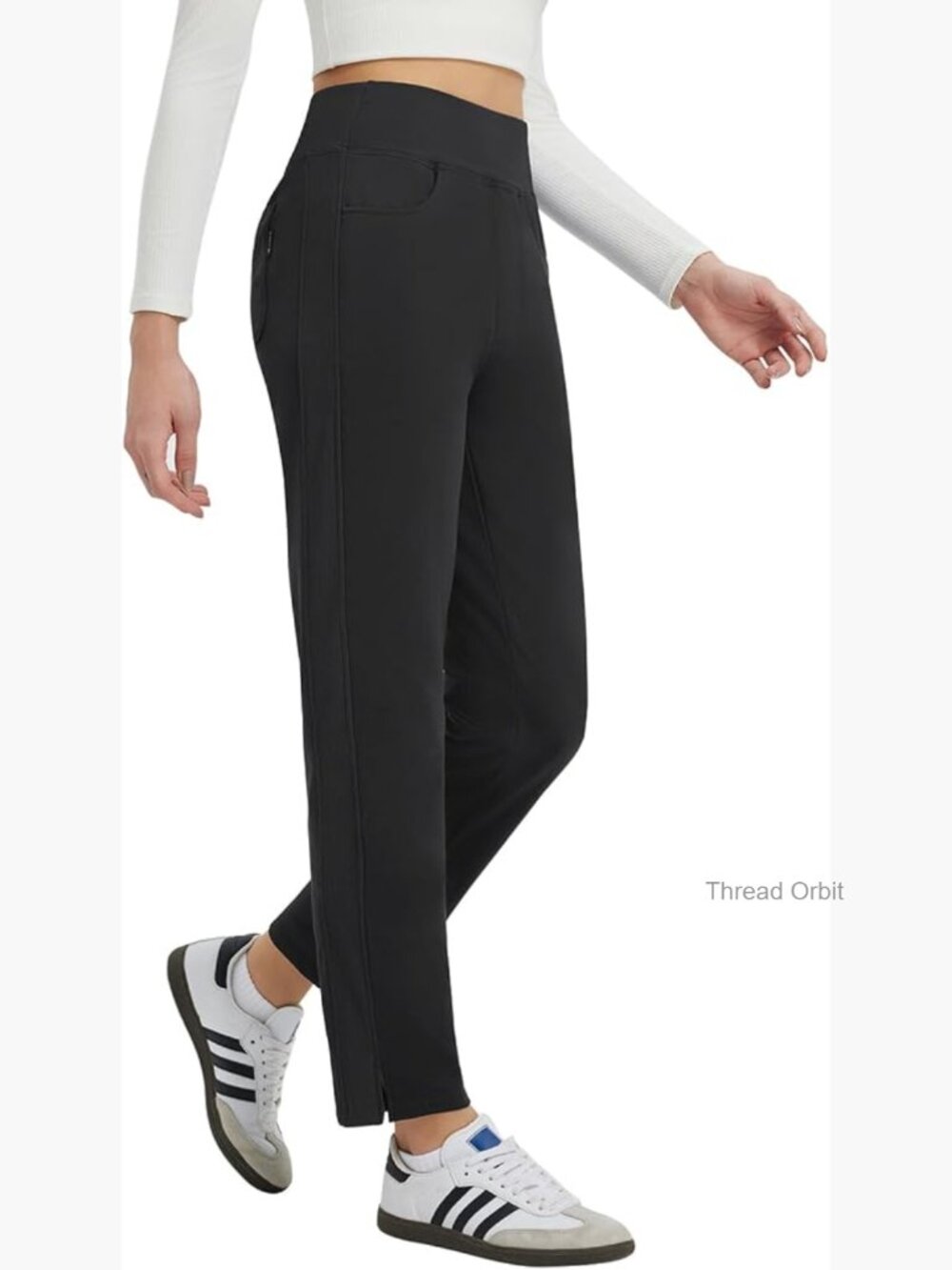 Fleece Lined Thermal Travel Pants Water Resistant Cold Weather Golf Hiking Work
